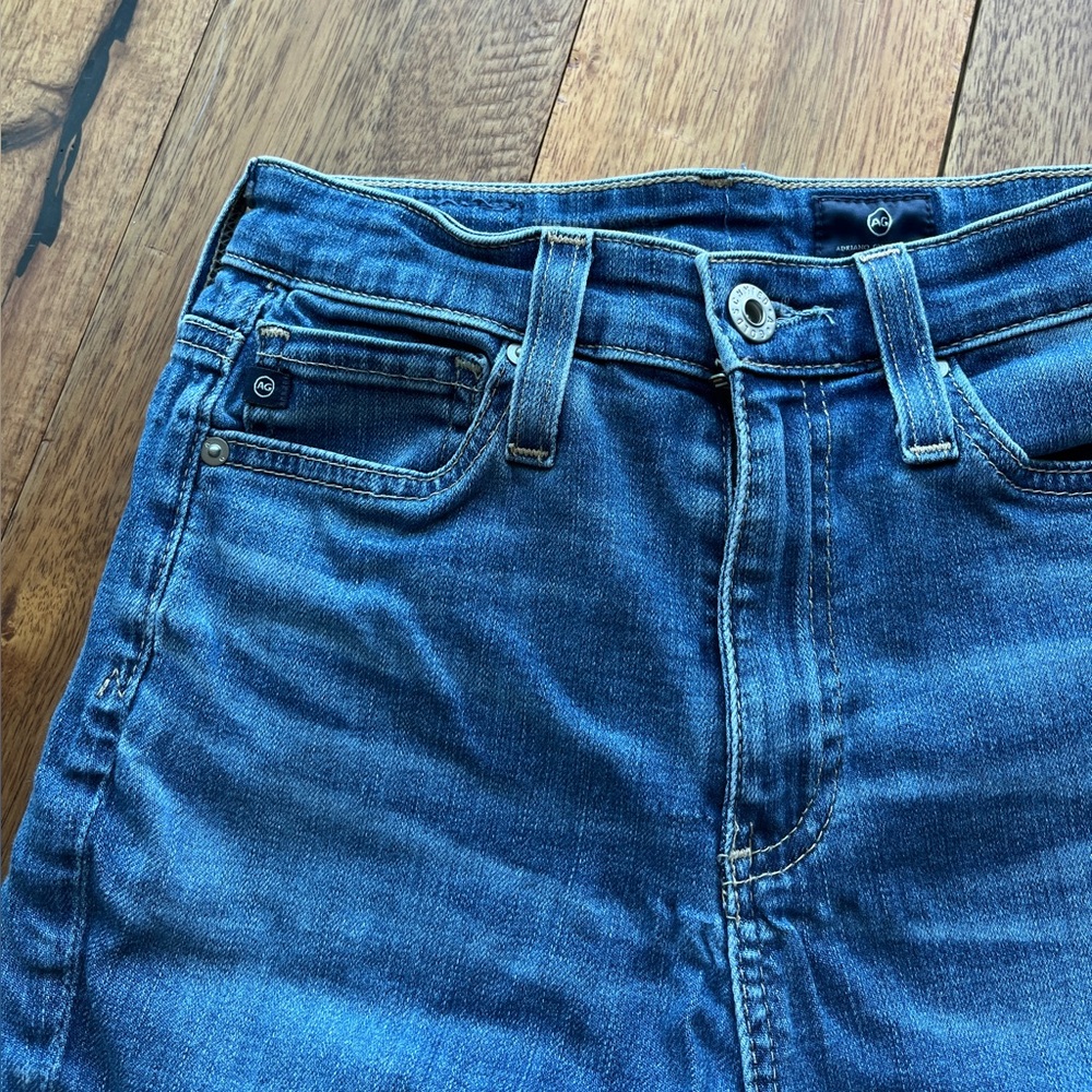 AG High Waisted Skinny Jeans